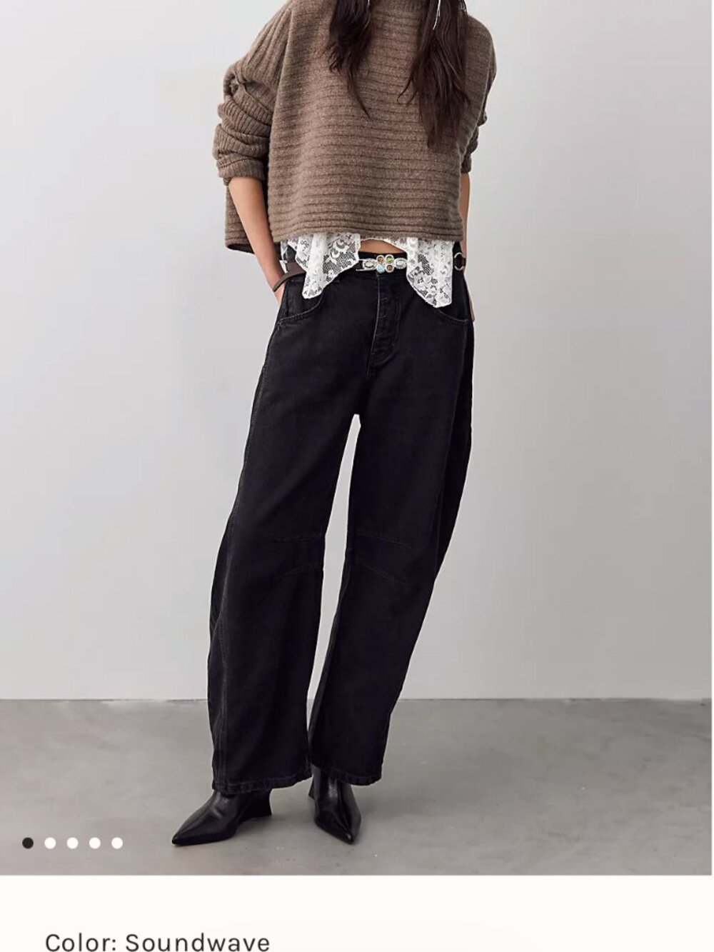 Free People Barrel Jeans, size 31